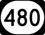 Kentucky Route 480 marker
