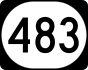 Kentucky Route 483 marker