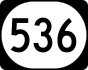 Kentucky Route 536 marker