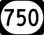 Kentucky Route 750 marker