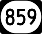 Kentucky Route 859 marker