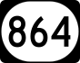 Kentucky Route 864 marker
