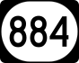 Kentucky Route 884 marker