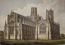 Northeast aspect of Ely Cathedral