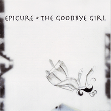 The group's name and the album's title are written in black script across the top. At below right is a stylised pictogram of a woman falling backwards.