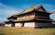 Large, pagoda-style building