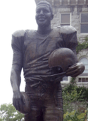 Statue of Ernie Davis, located in Syracuse University Quad.