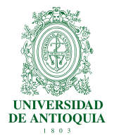 Green shield that says University of Antioquia