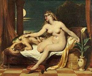 A naked woman attempts to wake a sleeping, naked, man