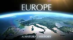 Europe: A Natural History title card
