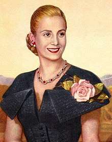 Portrait of Eva Perón.