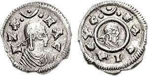 Coin of the Axumite king Ezana.