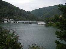 A river dam
