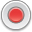 A light grey circle containing a smaller red circle