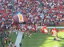 Washington Redskins game at FedExField, Landover, Maryland