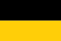 Two horizontal bars of black and gold