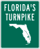 Homestead Extensionof Florida's Turnpike marker