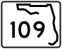 State Road 109 marker