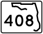 State Road 408 marker