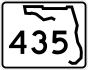 State Road 435 marker
