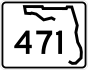State Road 471 marker
