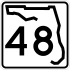 State Road 48 marker