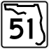 State Road 51 marker