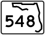State Road 548 marker