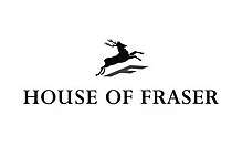 Former House of Fraser logo with jumping stag and F shadow.