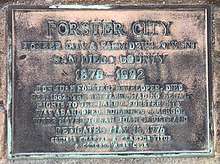 Forster City Plaque