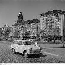 A Trabant in Dresden in 1961