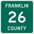 County Route 26&#32; marker
