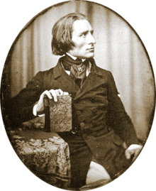 Earliest known photograph of Franz Liszt.