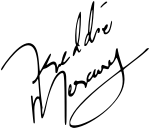 Freddie Mercury's signature