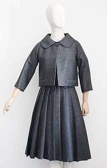 From Anne Moen Bullitt's wardrobe; Christian Dior by Yves Saint Laurent "Zou Zou" Suit, Spring/Summer 1958. Adnan Ege Kutay Collection