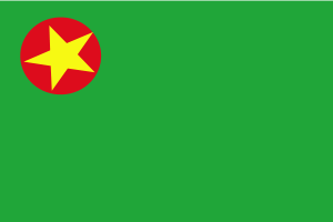 National flag of Boroland used by NDFB