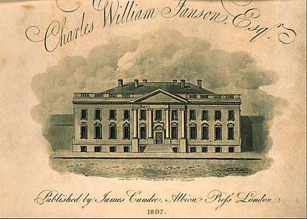 President's House (north front), Washington