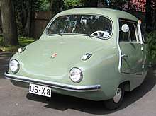 View of a Fuldamobil Type S from 1954