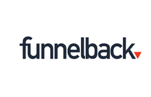 Funnelback's logo, revised in February 2015, removes references to the parent company, Squiz.