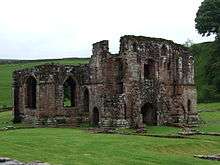 Photograph of the abbey of St Mary of Furness