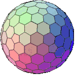 Goldberg polyhedron (3,1)