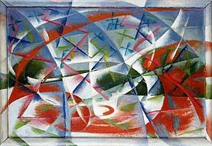 Abstract Speed + Sound (1913–14) by Giacomo Balla