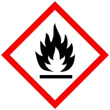 GHS pictogram for flammable substances