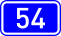 National Road 54 shield