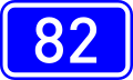 National Road 82 shield