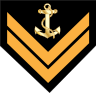Insignia of a draftee Hellenic Navy Sergeant.