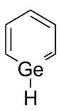 Skeletal formula of germabenzene