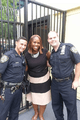 Gibson with NYPD Officers-Taken July 2015.