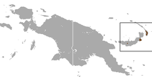 New Britain and New Ireland near New Guinea