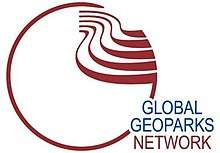 circular logo of the Global Geoparks Network